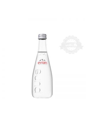 Evian s/gas agua mineral vidrio 330cc