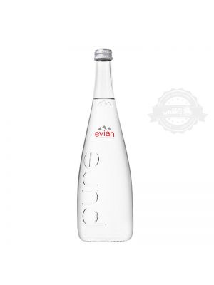 Evian s/gas agua mineral vidrio 750cc