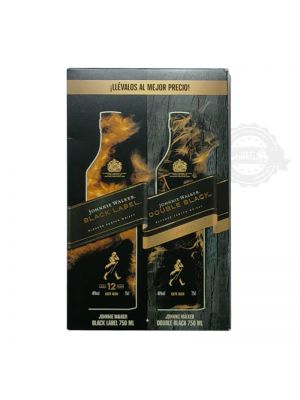 Johnnie Walker Black Label + Johnnie Walker Double Black Pack