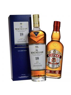 The Macallan Double Cask 18 años + Chivas Regal 12 años